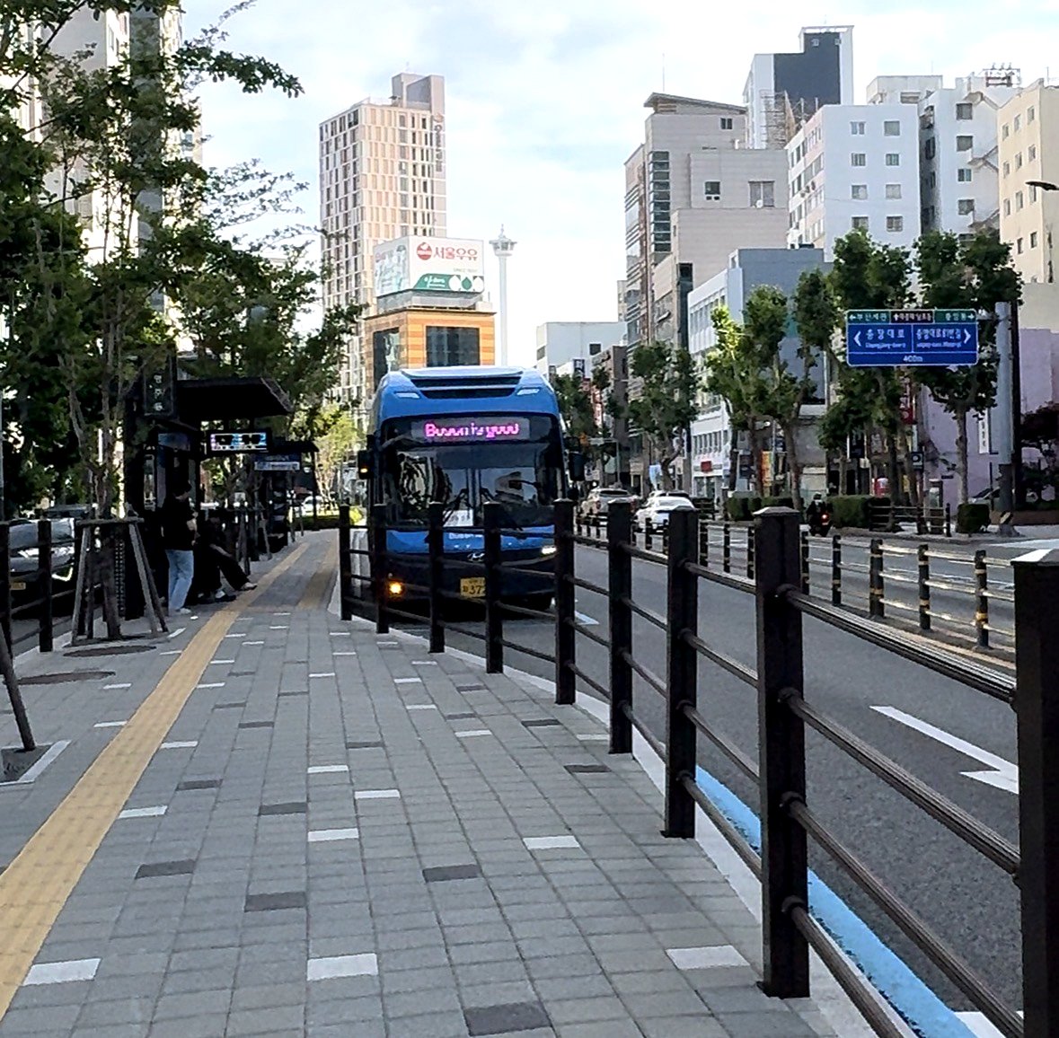 東横イン釜山中央駅 近くのバス停と釜山の市内バス
