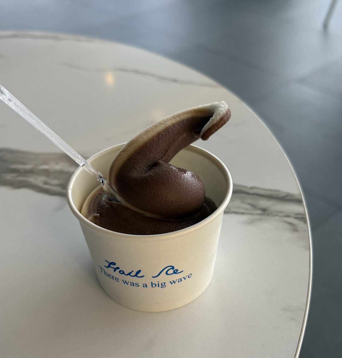 Hail leのチョコソフトクリーム
