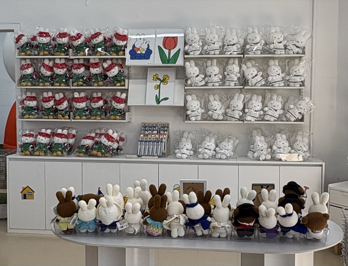 miffy cafe BUSANのミッフィーグッズ売り場